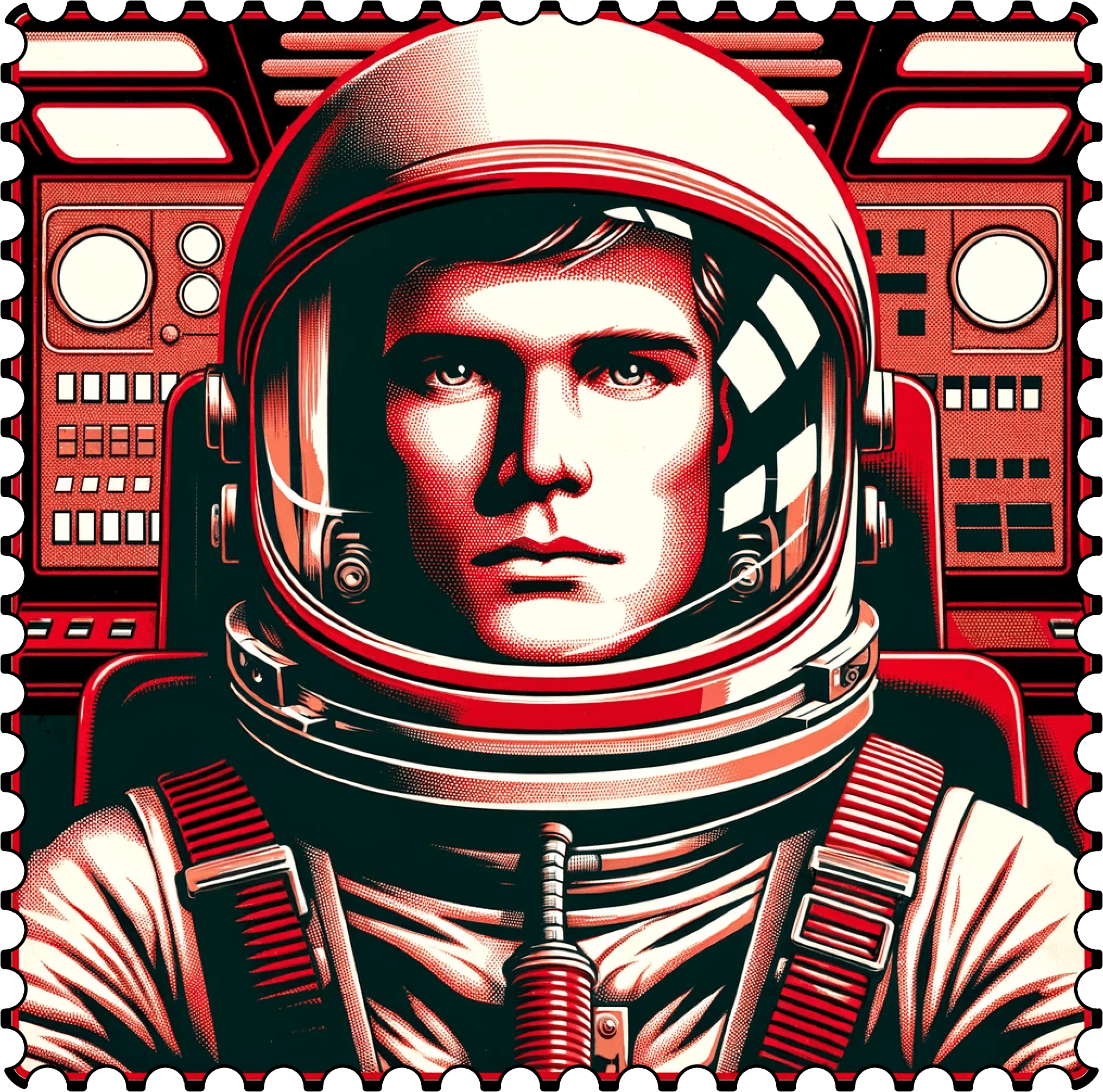 Space Odyssey astronaut sticker