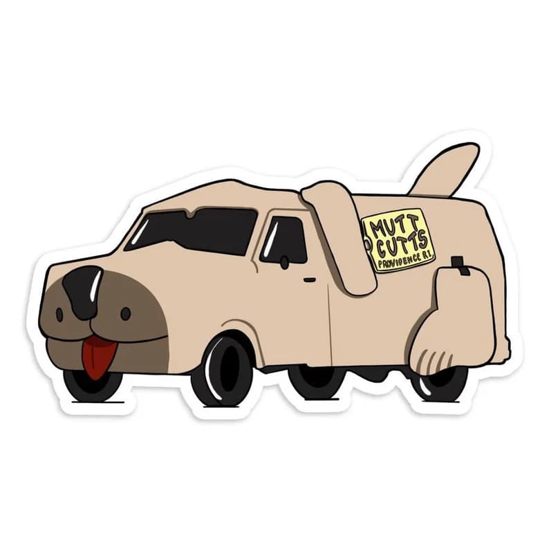 Dumb & Dumber Mutt Cutt's Refrigerator Magnet